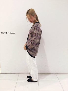 「rukkilill（ルッキリル）のアイテム」を使った、note et silence.さん（レディース・160cm）の秋コーディネート
