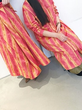 「おでかけ」｜「アイテム（ワンピース/ドレス）」を使った、note et silence.さん（レディース・160cm）の冬コーディネート