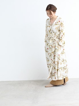 「note et silence （ノートエシロンス）のアイテム（スカート）」を使った、note et silence.さん（レディース・160cm）の秋コーディネート