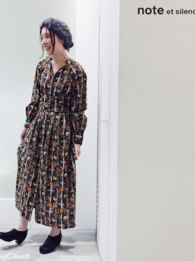 「アイテム（ヘアバンド）」を使った、note et silence.さん（レディース・165cm）の秋コーディネート