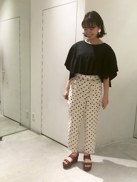 「rukkilill（ルッキリル）のアイテム」を使った、note et silence.さん（レディース・160cm）の春コーディネート