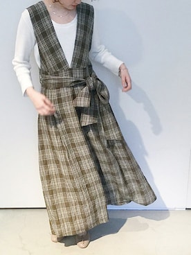 「rukkilill（ルッキリル）のアイテム」を使った、note et silence.さん（レディース・160cm）の春コーディネート