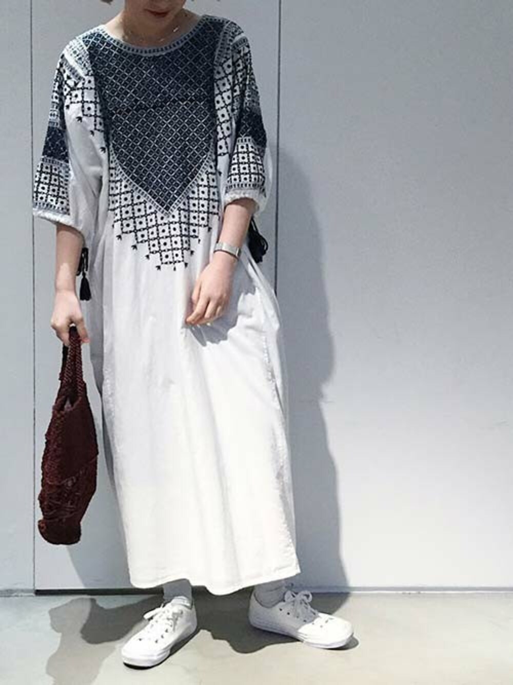 note et silence cardo fabrica 刺繍 ワンピース