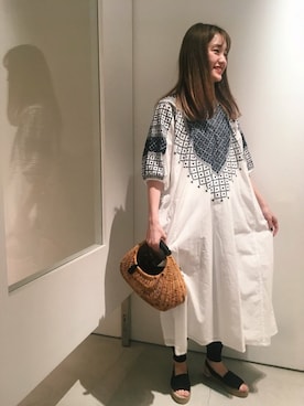 「caph（カーフ）のアイテム」を使った、note et silence.さん（レディース・160cm）の春コーディネート