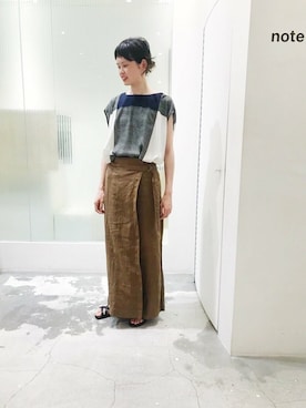 note et silence.さん（レディース・164cm）の夏コーディネート