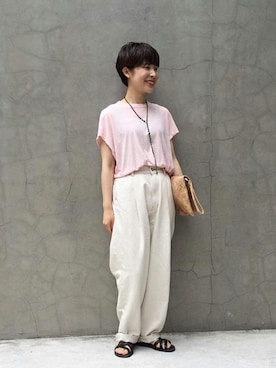 note et silence.さん（レディース・155cm）の夏コーディネート