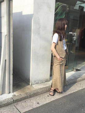 「rukkilill（ルッキリル）のアイテム」を使った、note et silence.さん（レディース・160cm）の夏コーディネート