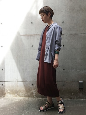 「rukkilill（ルッキリル）のアイテム」を使った、note et silence.さん（レディース・162cm）の夏コーディネート