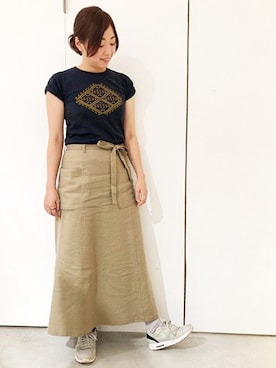 note et silence.さん(レディース・165cm)の夏コーディネート