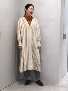 「caph（カーフ）のアイテム」を使った、note et silence.さん（レディース・165cm）の秋コーディネート