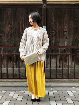 note et silence.さん(レディース・160cm)の冬コーディネート