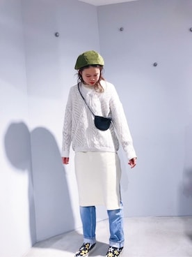 「nitca（ニトカ）のアイテム」を使った、note et silence.さん（レディース・164cm）の冬コーディネート