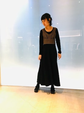 「nitca（ニトカ）のアイテム（トップス）」を使った、note et silence.さん（レディース・169cm）の冬コーディネート