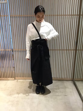 「note et silence （ノートエシロンス）のアイテム」を使った、note et silence.さん（レディース・160cm）の冬コーディネート