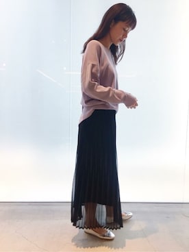 「nitca（ニトカ）のアイテム（トップス）」を使った、note et silence.さん（レディース・162cm）の春コーディネート