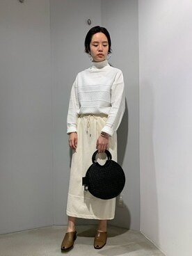 「ウエストイン」｜note et silence.さん（レディース・162cm）の秋コーディネート