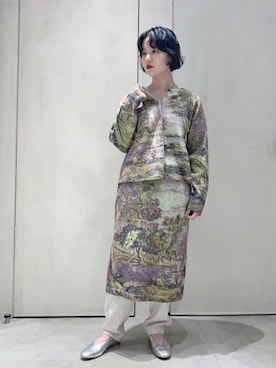 「nitca（ニトカ）のアイテム（パンツ）」を使った、note et silence.さん（レディース・155cm）の秋コーディネート