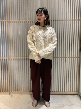 「rukkilill（ルッキリル）のアイテム」を使った、note et silence.さん（レディース・162cm）の秋コーディネート