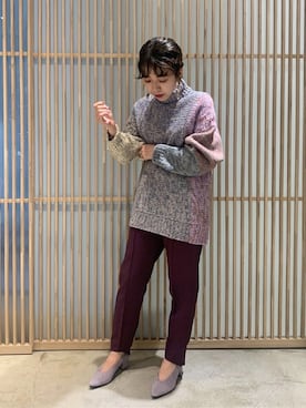 「ローゲージ」｜note et silence.さん（レディース・152cm）の秋コーディネート