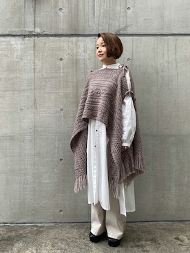 「note et silence （ノートエシロンス）のアイテム（パンツ）」を使った、note et silence.さん（レディース・152cm）の秋コーディネート