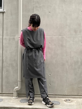 「caph（カーフ）のアイテム」を使った、note et silence.さん（レディース・155cm）の秋コーディネート