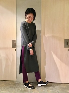 「nitca（ニトカ）のアイテム」を使った、note et silence.さん（レディース・169cm）の秋コーディネート