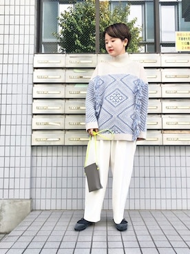 「caph（カーフ）のアイテム（バッグ）」を使った、note et silence.さん（レディース・160cm）の秋コーディネート