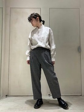 「ウエストイン」｜note et silence.さん（レディース・163cm）の冬コーディネート