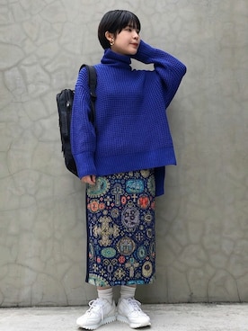 「nitca（ニトカ）のアイテム」を使った、note et silence.さん（レディース・155cm）の冬コーディネート