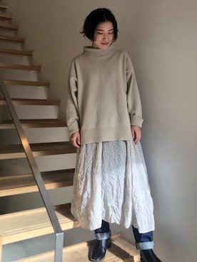 note et silence.さん(レディース・150cm)の冬コーディネート