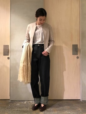「ウエストイン」｜note et silence.さん（レディース・164cm）の冬コーディネート