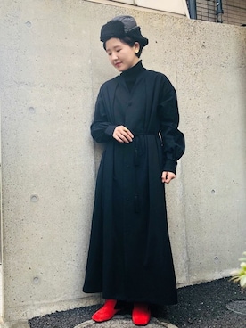 note et silence.さん(レディース・160cm)の冬コーディネート