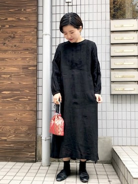 「OLIKA（オリカ）のアイテム」を使った、note et silence.さん（レディース・160cm）の冬コーディネート