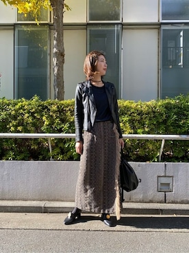 「caph（カーフ）のアイテム（アクセサリー）」を使った、note et silence.さん（レディース・160cm）の冬コーディネート