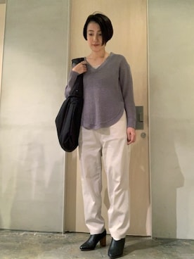 「nitca（ニトカ）のアイテム」を使った、note et silence.さん（レディース・160cm）の冬コーディネート