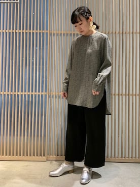 「nitca（ニトカ）のアイテム」を使った、note et silence.さん（レディース・157cm）の冬コーディネート