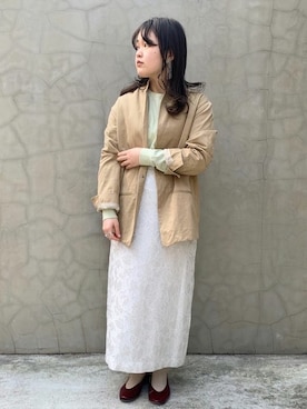 「ウエストイン」｜note et silence.さん（レディース・148cm）の冬コーディネート