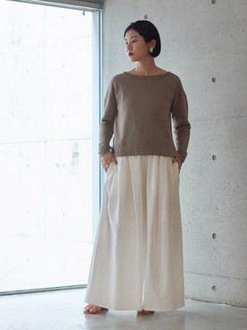 「予約受付中」｜note et silence.さん（レディース・160cm）の冬コーディネート