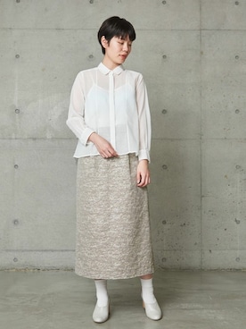 「OLIKA（オリカ）のアイテム」を使った、note et silence.さん（レディース・162cm）の冬コーディネート