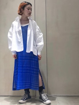 「caph（カーフ）のアイテム」を使った、note et silence.さん（レディース・160cm）の春コーディネート
