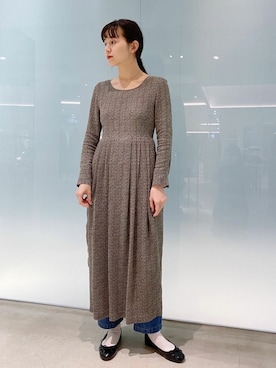 「アイテム（チョーカー）」を使った、note et silence.さん（レディース・162cm）の春コーディネート