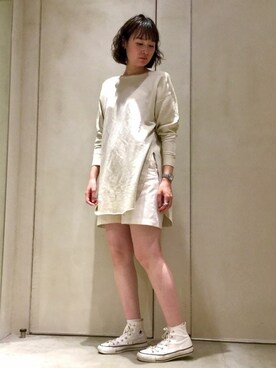 「note et silence （ノートエシロンス）のアイテム（パンツ）」を使った、note et silence.さん（レディース・167cm）の春コーディネート