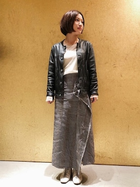 「nitca（ニトカ）のアイテム（ジャケット/アウター）」を使った、note et silence.さん（レディース・150cm）の春コーディネート