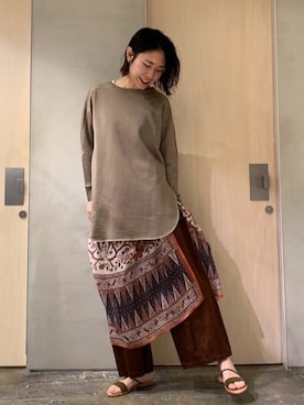 note et silence.さん（レディース・169cm）の春コーディネート