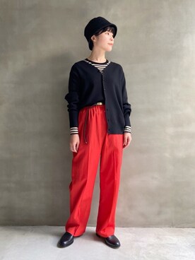 「note et silence （ノートエシロンス）のアイテム（トップス）」を使った、note et silence.さん（レディース・160cm）の冬コーディネート