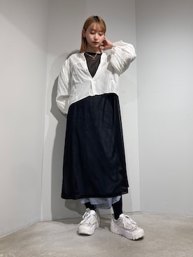 「nitca（ニトカ）のアイテム（トップス）」を使った、note et silence.さん（レディース・160cm）の冬コーディネート