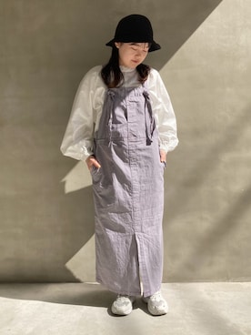 「note et silence （ノートエシロンス）のアイテム（トップス）」を使った、note et silence.さん（レディース・160cm）の冬コーディネート