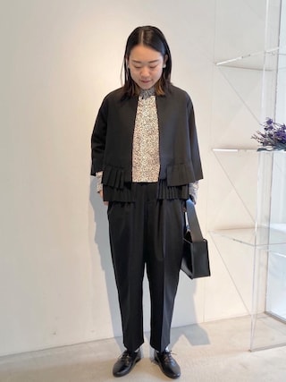 新品✴︎Ebonyivory エボニーアイボリー ツイストプリーツジャケット Ebonyivory（エボニーアイボリー）の「T/Wハイツイスト