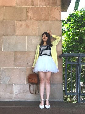 「PIXY（ピクシー）のアイテム」を使った、ツイ 🇹🇼さん（レディース・159cm）の春コーディネート