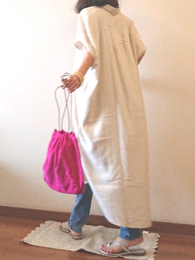 「ハイウェストデニム」｜a.y.aさん（レディース・162cm）の夏コーディネート